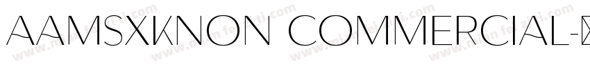 AaMSXKNon Commercial字体转换